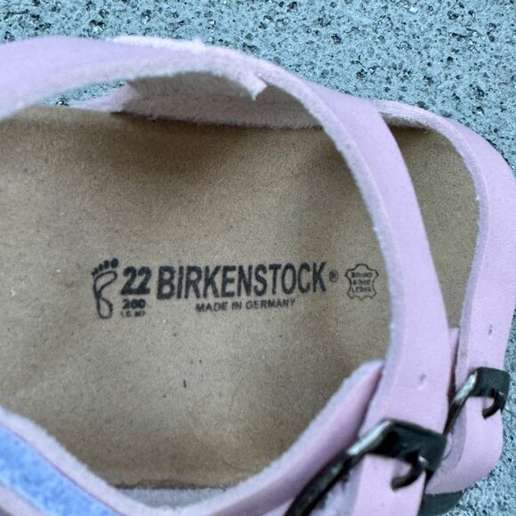 BIRKENSTOCK Pink Milano Sandals Girls US 4 EU 22 Baby Girl Toddler Shoes - Picture 8 of 11